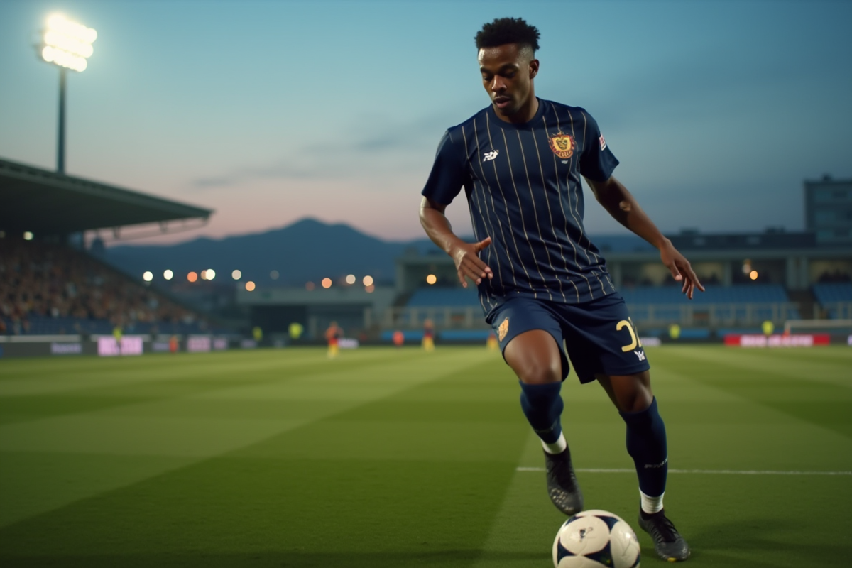 Jeune footballeur Olympique de Mille s